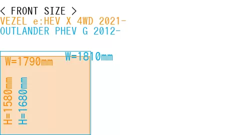 #VEZEL e:HEV X 4WD 2021- + OUTLANDER PHEV G 2012-